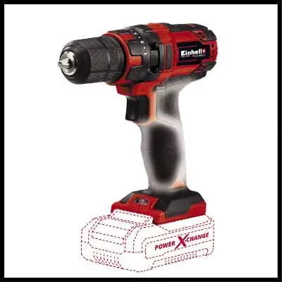 Pistol Grip Drill Einhell TC-CD 18/35 Li - Solo, 4006825642452 Photo 2