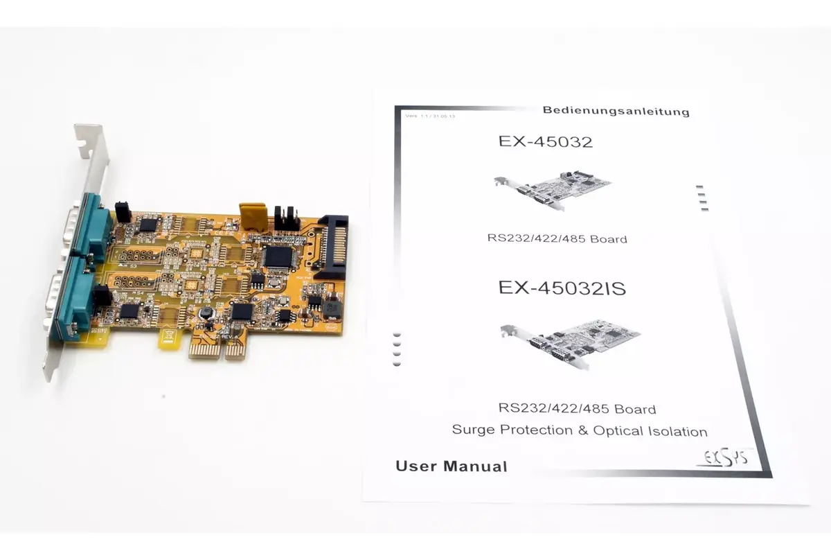 Интерфейсные карты адаптер EXSYS EX-45032 Photo 2