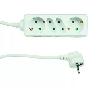 Table socket REV 00129001 with 2 power outlets and 2 data/USB outlets, white