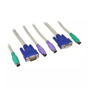 Alcasa 1909-OC2 KVM cable Blue, Green, Purple 1.8 m