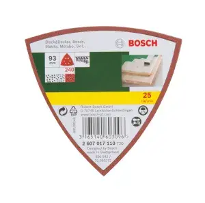 Slīpēšanas loksne Bosch 2607017110 Photo 2