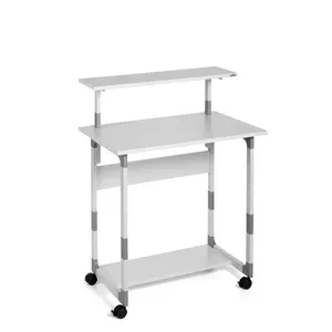 Taisns Datora Galda Durable 371810 Pelēks 800mm Platums 564mm Dziļums