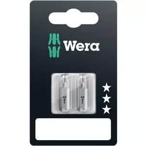 Wera 867/1 Z Torx T15 Screwdriver Bit, 25mm, 2 Pieces