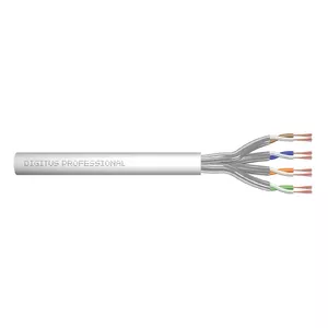 Сетевой кабель Digitus CAT 6A U/FTP twisted pair patch cord raw 305 м Серый