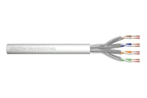 DIGITUS DK-1623-A-P-305 CAT 6A U/FTP Neapstrādāts vītā pāra patch kabelis 305 m Pelēks 10000 Mbit/s LSZH AWG 27/7