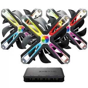 Вентилятор Zalman ZM-SF120A3 Система охлаждения компьютера 12 см Черный