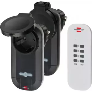 Socket outlet Brennenstuhl 1507030 Black