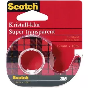 Līmlente 3M Scotch Crystal Clear 600, caurspīdīga iepakošanas lente