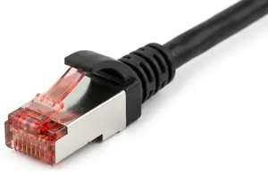 Patch cable Cat.6 SF/UTP 500MHz 0.5 m black — brackton