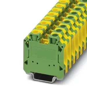 Phoenix Contact 3215915 Protective Terminal Block, 16mm2, Green-Yellow