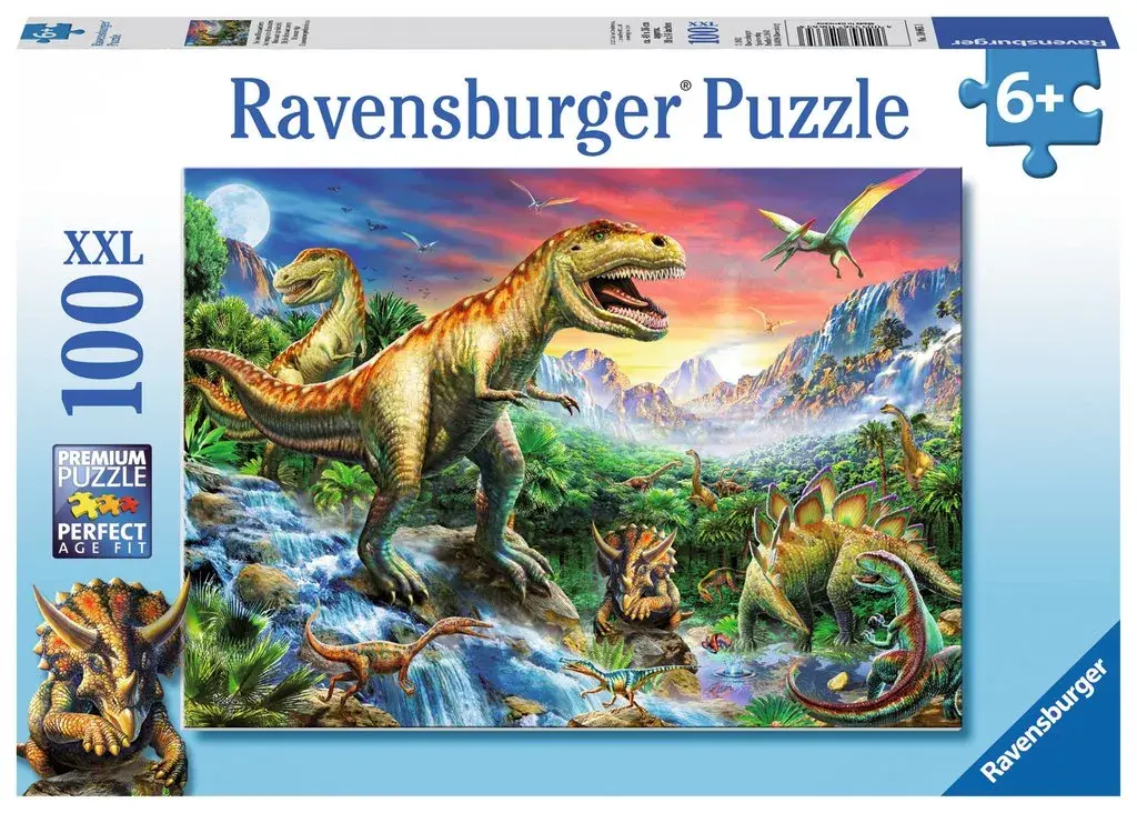 Ravensburger 10665 Puzle 100 Detaļas Dinozauru