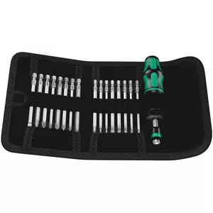 Offset multi-bit screwdriver Wera Kraftform Kompakt 60 Torque — Hex, Phillips, Pozidriv, plastic handle, 0.568 kg