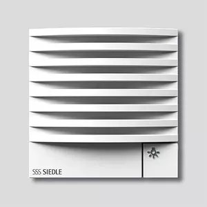 Speaker module S. Siedle & Soehne TLM 612-02 W, white, operating -20 to 55 °C, Ø 99 mm