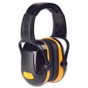 Hearing protection headphones Cimco 140274 Head-band Black Yellow