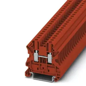 Phoenix Contact 3045127 Feed-Through Terminal Block, 0.14-6mm², Red