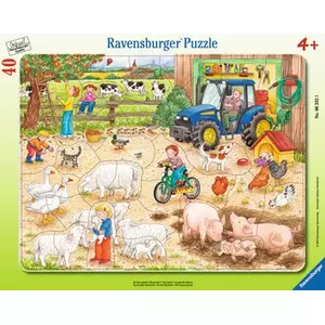 Ravensburger 4005556063321 Kontūras puzle 40 pcs Dzīvnieki