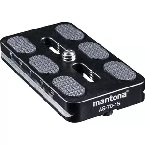 Плата быстрой фиксации mantona AS-70-1S совместимая с штативами, модель 21463