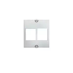 Wall plate / switch cover Bachmann 917.158 for RJ‑45 sockets, White