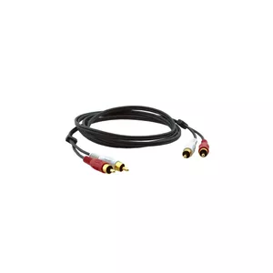 Kramer Electronics 2xRCA, M/M, 0.6m audio kabelis 0,6 m RCA Melns