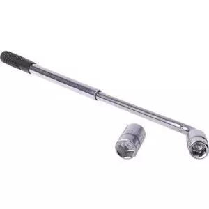Wheel nut wrench IWH Teleskop 10872 adjustable length, telescopic lug wrench