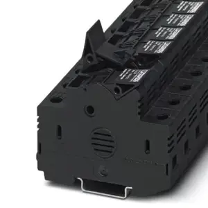 Phoenix Contact 3211236 Fuse Terminal Block, 1000V, Black