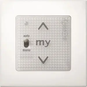 Wall-mounted remote control Somfy Smoove Uno A/M io Pure — model 1811405, io wireless