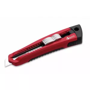 Utility Knife Cimco 120078 Black Red Silver Snap-off Blade
