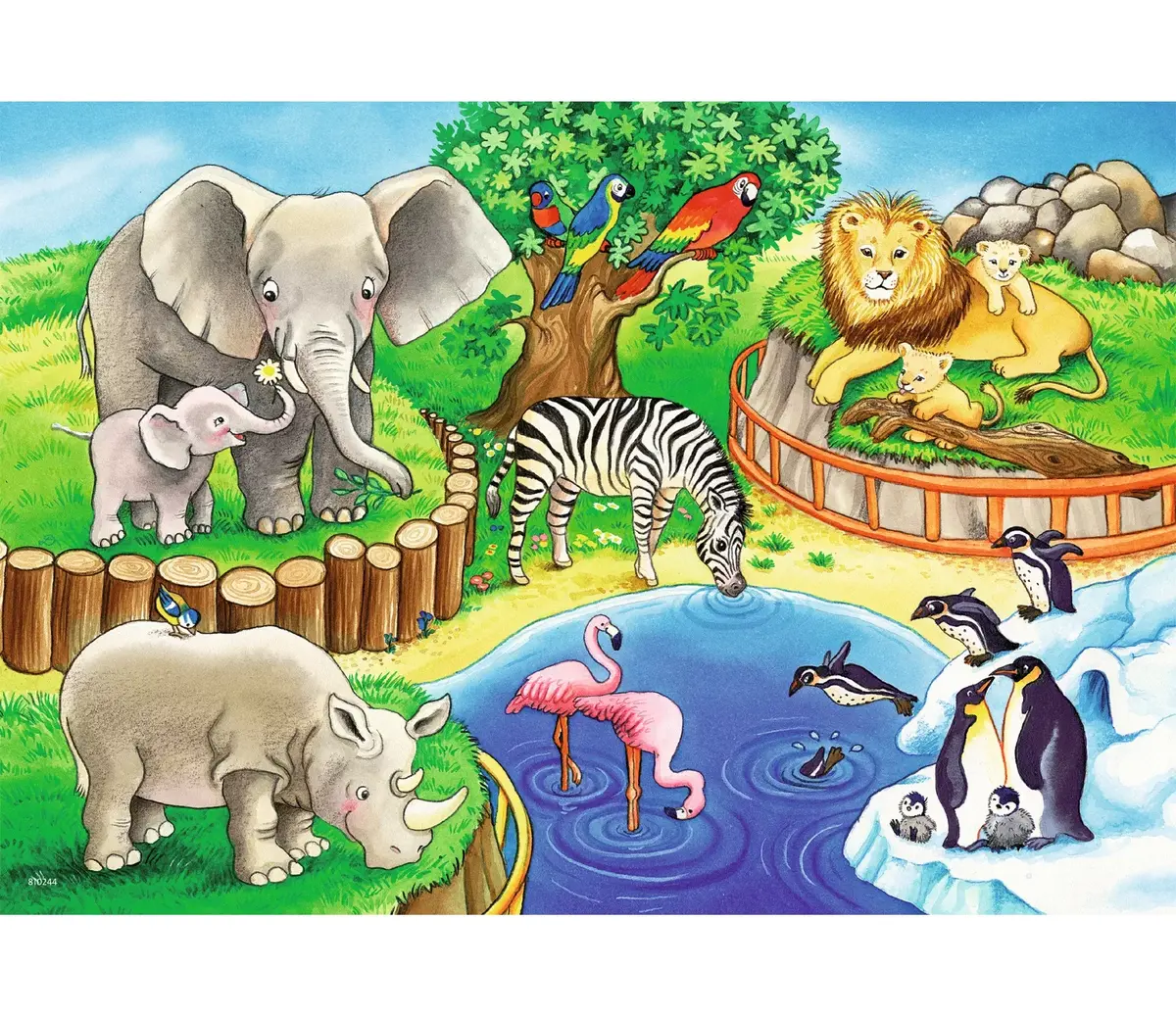 Ravensburger Puzle Multfilmas 12 Gabali Bērniem