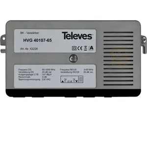 Усилитель телевизионного сигнала Televes HVG40107-65 85 - 1006 МГц
