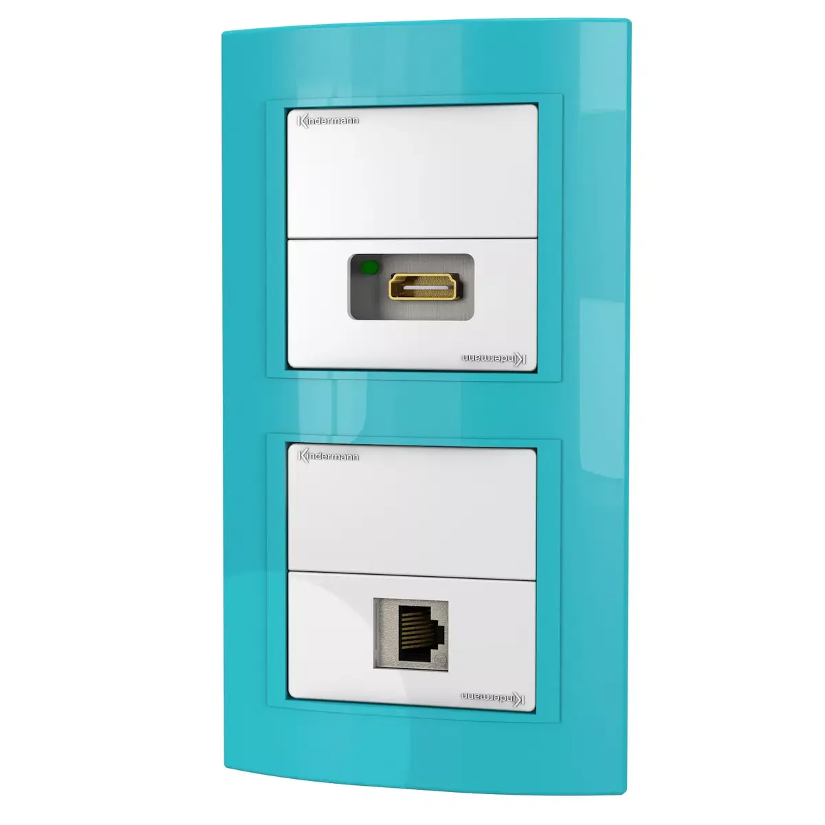 Socket outlet RJ-45 + HDMI Kindermann 7456 000 543 Photo 2