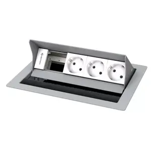 Izvades kaste Kindermann CablePort standard² Tips F Sudrabs Balts