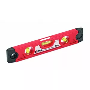 Carpenter's level Cimco 211540 0.23 m Black Red