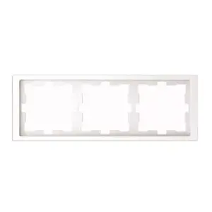 Wall plate / switch cover Merten MEG4030-6535, white, thermoplastic, 1 pc