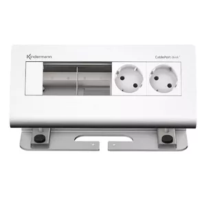 Outlet Box Type F Kindermann 7430000052 Grey White