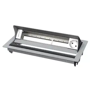 Outlet Box Type F Kindermann 7492000081 Silver White