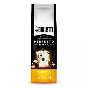 Bialetti Perfetto Moka Vaniglia Ground Coffee Medium Roast Vanilla Flavor Intensity 8
