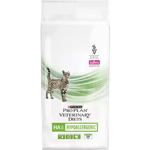 Сухой корм для кошек Purina Veterinary Diets Feline HA Hypoallergenic 1,3 кг — 35% белка, 10% жира, с рисом