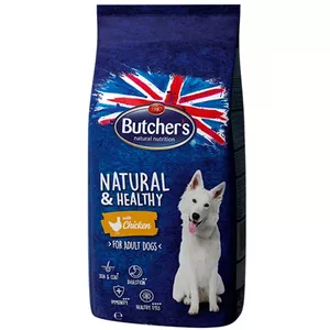 Сухой корм для собак Butcher's Adult Chicken 15 кг — сухой корм, 20% белка, 9% жира, Витамин E 150 мг/кг