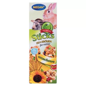 MEGAN rabbit sticks hazelnut flavor 2 pcs — small animal rodent food