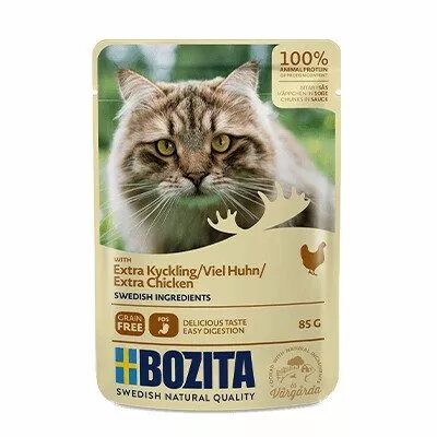 Mitrs kaķu barības maisījums BOZITA 85