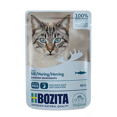 Bozita mitrā barība pieaugušiem kaķiem ar