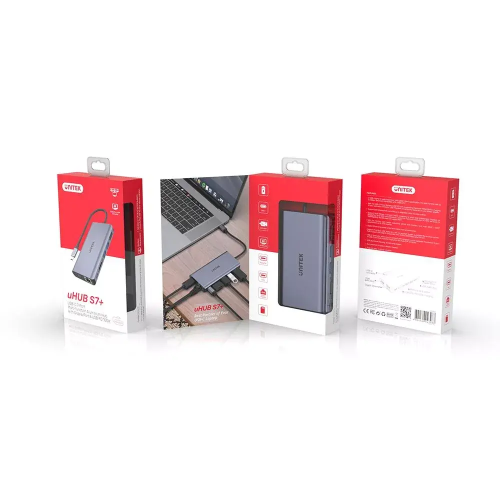 Hub UNITEK uHUB S7 USB 3.2 Gen 1 Photo 4