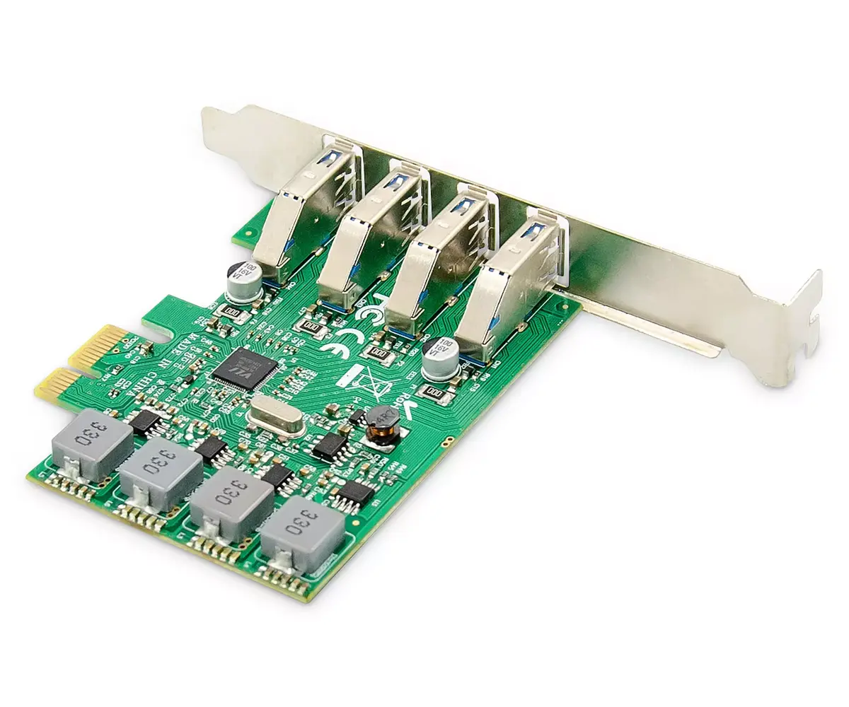 Pievienojamā karte Digitus 4-Port USB 3.0 PCI Express Photo 2