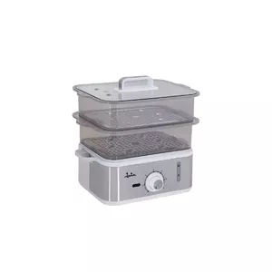 Steam Cooker JATA CV623 2 Baskets Countertop 800 W Grey Transparent