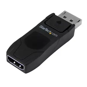 DisplayPort uz HDMI adapteris StarTech DP 1.2 → HDMI 1.4, 4K@30Hz, pasīvs DP++→HDMI, fiksējošs DP savienotājs, melns