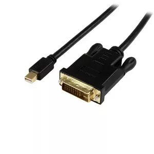 Mini DisplayPort uz DVI‑D kabelis StarTech 1,8 m (aktīvs, mDP 1.2 uz DVI‑D Single Link, 1080p)