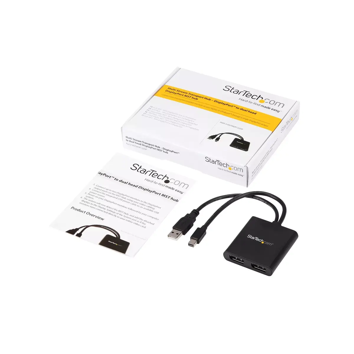 StarTech MSTMDP122DP Mini DisplayPort → 2× DisplayPort адаптер Photo 7