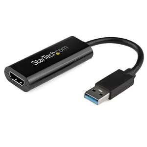 USB 3.0 to HDMI Adapter StarTech USB32HDES — 1080p (1920x1200), USB Type-A, slim compact, black
