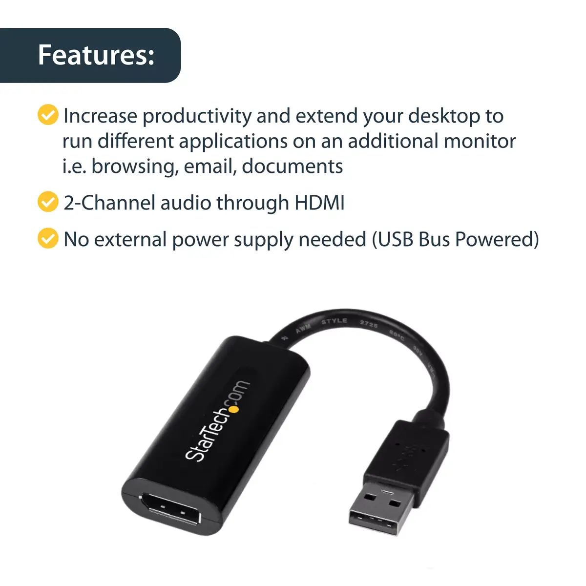 StarTech USB 3.0 uz HDMI adapteris USB32HDES Photo 14