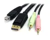 KVM кабель StarTech 6ft 4-в-1 USB DisplayPort Photo 3